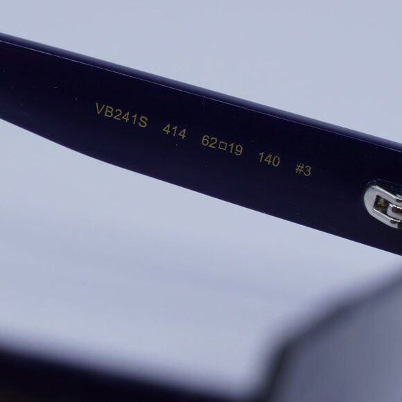 Victoria Beckham VB241S 414 Sunglasses Rimless Rectangle Frame, Grey Lenses - Picture 7 of 11